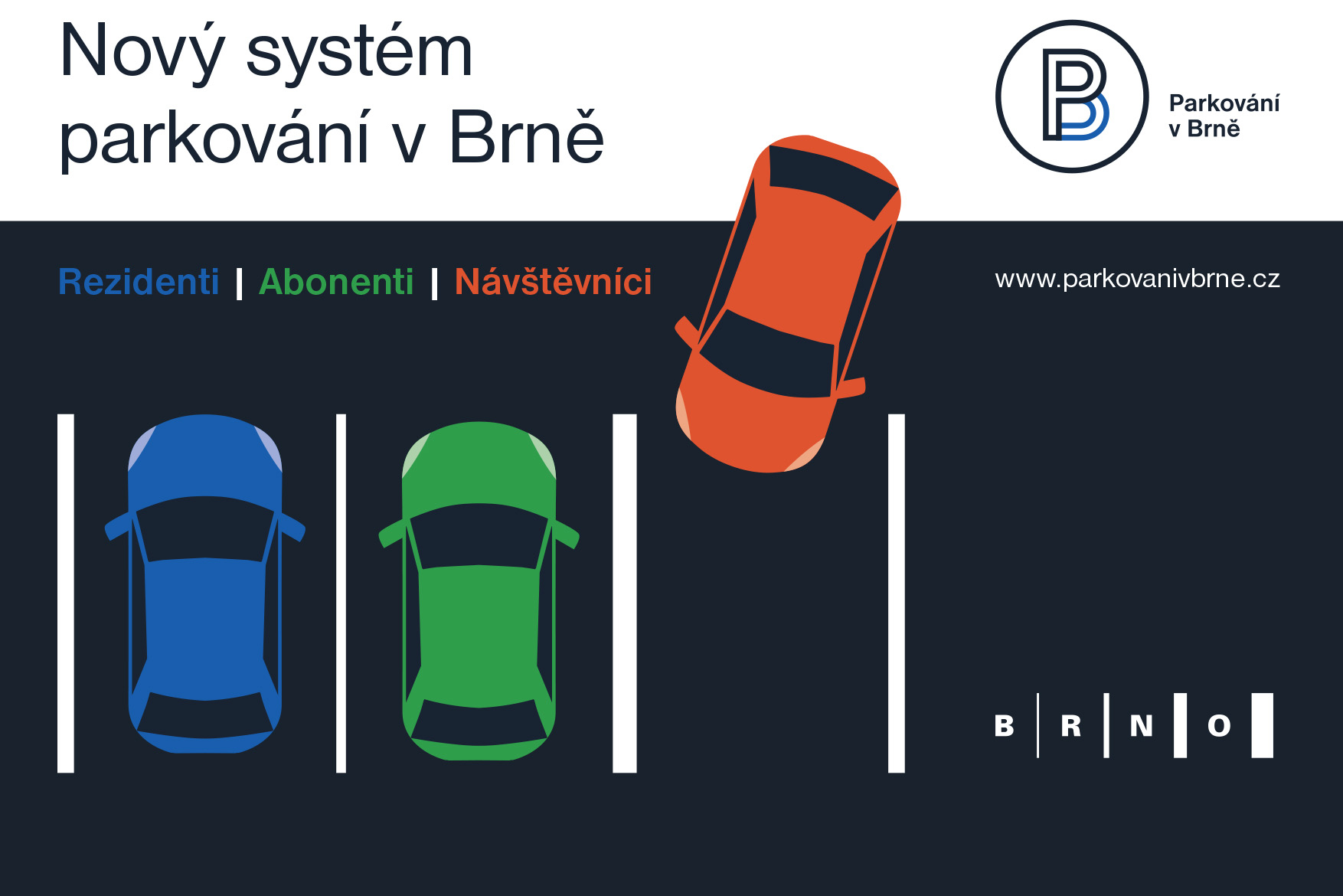 Rezidentní parkování v Brně- Office Park Brno